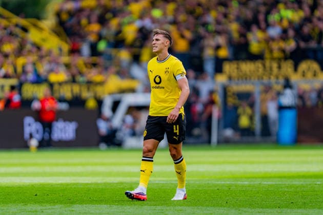 1. Bundesliga, 3. Spieltag, Borussia Dortmund vs. SC Paderborn 07 am 12.09.2026 Nico Schlotterbeck *** Bundesliga 1, Matchday 3, Borussia Dortmund vs. SC Paderborn 07 on September 12, 2026, Nico Schlotterbeck Copyright: xBahhoxKarax