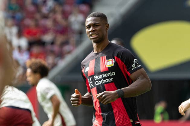 Deutschland: FC Augsburg vs Bayer 04 Leverkusen, 1. Bundesliga, Saison 2026 27, WWK Arena (Augsburg): Christian Kofane, (Bayer Leverkusen, 35) Portraitfoto, Portrait, Einzelaufnahme, Porträt Augsburg WWK Arena Bayern Deutschland *** Germany: FC Augsburg vs. Bayer 04 Leverkusen, Bundesliga 1, 2026–27 Season, WWK Arena, Augsburg; Christian Kofane, Bayer Leverkusen, 35; portrait photo, portrait, individual shot, portrait, Augsburg, WWK Arena, Bavaria, Germany Copyright: xBenedictxChristx