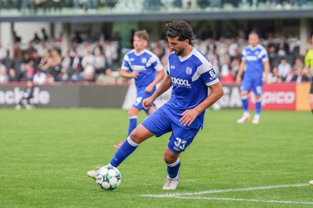German Soccer, 3rd Division, Matchday 5, Sportclub Arena Verl, SC Verl vs. SV Meppen Stefan Rankic SV Meppen, 33 Copyright: xMichelxWittex