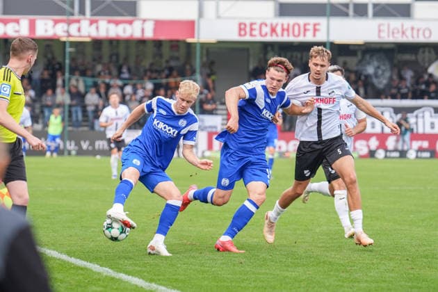 German Soccer, 3rd Division, Matchday 5, Sportclub Arena Verl, SC Verl vs. SV Meppen Luca Prasse, SV Meppen, 31 Copyright: xMichelxWittex