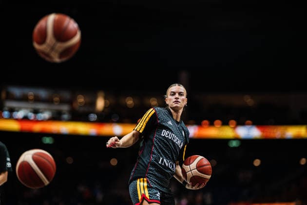 FIBA Women’s Basketball World Cup 2026: France vs. Germany, September 12, 2026; Alexandra Wilke (Germany), 3 Basketball, FIBA Women’s Basketball World Cup 2026, Final Phase, Semifinal: France vs. Germany on September 12, 2026, at the Uber Arena, Berlin Copyright: xBEAUTIFULxSPORTS Tonhäuserx