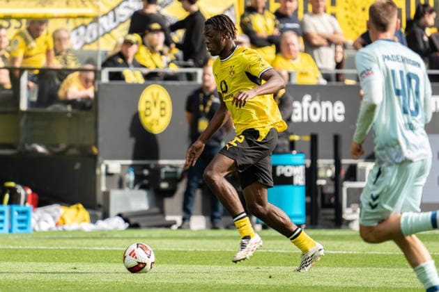Deutschland: Bundesliga 2026 2027 3. Spieltag, Borussia Dortmund vs. SC Paderborn 07 , Samstag, 12.09.2026 Signal Iduna Park, Nordrhein-Westfalen Joane Gadou (Borussia Dortmund, 22) *** Germany Bundesliga 2026–2027, Matchday 3: Borussia Dortmund vs. SC Paderborn 07, Saturday, September 12, 2026, Signal Iduna Park, North Rhine-Westphalia. Joane Gadou (Borussia Dortmund), 22 Copyright: xCelinaxLeiersx