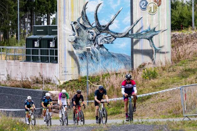September 12, 2026, GER, Gravel Cycling, Season 26, Men’s and Women’s, Rennsteig Gravel German Gravel League Overall: 504 registered participants took on the 52 km, 78 km, 104 km, and 130 km courses. The start and finish were set against the backdrop of the Biathlon Arena on the Rennsteig, 98559 Oberhof, LOTTO Thuringia ARENA on the Rennsteig, Thuringia, Germany