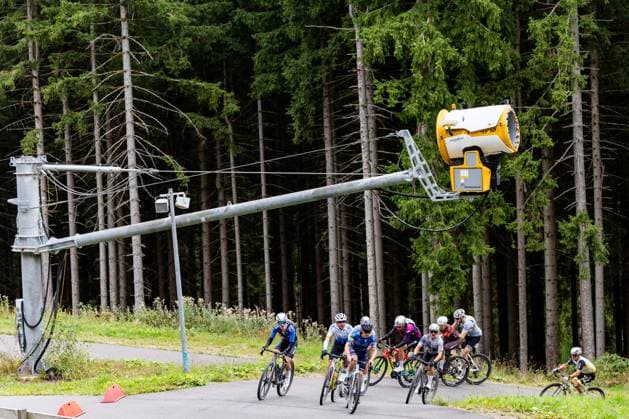 September 12, 2026, GER, Gravel Cycling, Season 26, Men’s and Women’s, Rennsteig Gravel German Gravel League Overall: 504 registered participants took on the 52 km, 78 km, 104 km, and 130 km courses. The start and finish were set against the backdrop of the Biathlon Arena on the Rennsteig, 98559 Oberhof, LOTTO Thuringia ARENA on the Rennsteig, Thuringia, Germany
