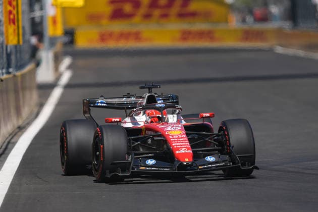 September 12, 2026, Madrid, Madrid, Spain: Charles Leclerc of Monaco driving the (16) Scuderia Ferrari HP SF-26 on track during free practice 3 ahead of the F1 Grand Prix of Spain at Madring on September 12, 2026, in Madrid, Spain. Madrid Spain - ZUMAa181 20260912_zaa_a181_141 Copyright: xOscarxJ.xBarrosox