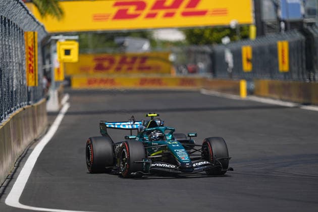 September 12, 2026, Madrid, Madrid, Spain: Fernando Alonso of Spain driving the (14) Aston Martin Aramco F1 Team AMR26 on track during free practice 3 ahead of the F1 Grand Prix of Spain at Madring on September 12, 2026, in Madrid, Spain. Madrid Spain - ZUMAa181 20260912_zaa_a181_142 Copyright: xOscarxJ.xBarrosox