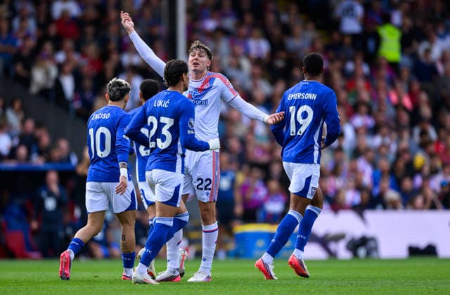 Crystal Palace v Ipswich Town Premier League Jörgen Strand Larsen of Crystal Palace reacts in frustration to his team conceding a goal during the Premier League match at Selhurst Park, London 12 09 2026 UK Newspapers OUT Copyright: xGraemexWilcocksonx FIL-23935-0044