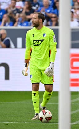 Torwart Oliver Baumann TSG 1899 Hoffenheim (01) TSG 1899 Hoffenheim vs VfB Stuttgart 12.09.2026 DFL REGULATIONS PROHIBIT ANY USE OF PHOTOGRAPHS AS IMAGE SEQUENCES AND OR QUASI-VIDEO TSG 1899 Hoffenheim vs VfB Stuttgart *** Goalkeeper Oliver Baumann, TSG 1899 Hoffenheim 01, TSG 1899 Hoffenheim vs. VfB Stuttgart, September 12, 2026. DFL regulations prohibit any use of photographs as image sequences and or quasi-video. TSG 1899 Hoffenheim vs. VfB Stuttgart