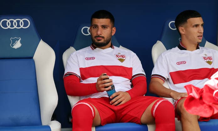12.09.26 TSG 1899 Hoffenheim - VfB Stuttgart Deutschland, Sinsheim, 12.09.2026, Fussball, Bundesliga, Saison 2026 2027, TSG 1899 Hoffenheim - VfB Stuttgart: Deniz Undav (VfB Stuttgart). *** September 12, 2026 TSG 1899 Hoffenheim vs. VfB Stuttgart Germany, Sinsheim, September 12, 2026, Soccer, Bundesliga, 2026–2027 season, TSG 1899 Hoffenheim vs. VfB Stuttgart, Deniz Undav, VfB Stuttgart