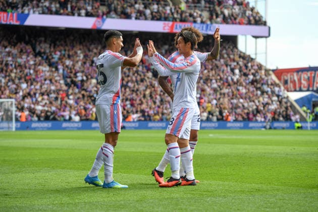 Crystal Palace v Ipswich Town, Premier League GOAL CELEBRATION 1-0 scored by Anan Khalaili of Crystal Palace during the Premier League match between Crystal Palace and Ipswich Town at Selhurst Park, London, UK on 12 September 2026. London Selhurst Park Greater London UK Editorial use only DataCo restrictions apply See www.football-dataco.com , Copyright: xJeffxMoodx PSI-24873-0016