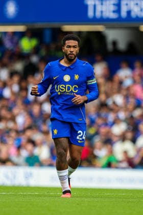 LONDON, ENGLAND, Saturday 12th September 2026: Reece James of Chelsea during the Premier League Fixture between Chelsea and Hull City at Stamford Bridge in London, England. (Photo by Alex Ferrelly Sports Press Photo)  Copyright: xAlexxFerrelly SportsxPressxPhotox Sportspressphoto_SPR228636