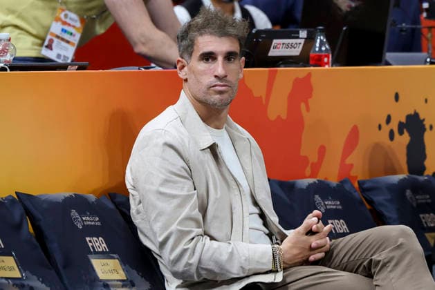 Javier Martinez, a former professional soccer player for FC Bayern Munich, watches during the FIBA Women s Basketball World Cup Germany 2026 semifinal match between France and Germany at the Berlin Arena on September 12, 2026, in Berlin, Germany. Photo by Marco Steinbrenner, DeFodi Images
