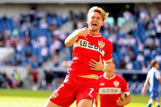 i12.09.2026, xtvx, Fussball 1.Bundesliga, TSG 1899 Hoffenheim - VfB Stuttgart v.l. Goal scored, Tor zum 1:1 Maximilian Mittelstaedt (VfB Stuttgart) Torjubel, Goal celebration, celebrate the goal, celebrates scoring (DFL DFB REGULATIONS PROHIBIT ANY USE OF PHOTOGRAPHS as IMAGE SEQUENCES and or QUASI-VIDEO) Sinsheim *** i12 09 2026, xtvx, Soccer, Bundesliga 1, TSG 1899 Hoffenheim vs. VfB Stuttgart – Goal scored, goal making it 1-1 by Maximilian Mittelstaedt, VfB Stuttgart goal celebration, Goal celebration, celebrating the goal, celebrating a goal DFL DFB REGULATIONS PROHIBIT ANY USE OF PHOTOGRAPHS as IMAGE SEQUENCES and or QUASI-VIDEO Sinsheim