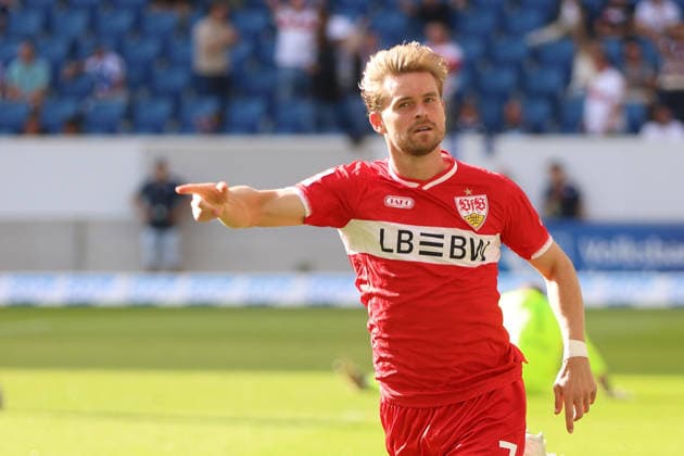 i12.09.2026, xtvx, Fussball 1.Bundesliga, TSG 1899 Hoffenheim - VfB Stuttgart v.l. Goal scored, Tor zum 1:1 Maximilian Mittelstaedt (VfB Stuttgart) Torjubel, Goal celebration, celebrate the goal, celebrates scoring (DFL DFB REGULATIONS PROHIBIT ANY USE OF PHOTOGRAPHS as IMAGE SEQUENCES and or QUASI-VIDEO) Sinsheim *** i12 09 2026, xtvx, Soccer 1 Bundesliga, TSG 1899 Hoffenheim vs. VfB Stuttgart – Goal scored, goal making it 1–1 by Maximilian Mittelstaedt of VfB Stuttgart – Goal celebration, Goal celebration, celebrating the goal, celebrating the score. DFL and DFB regulations prohibit any use of photographs as image sequences and or quasi-video. Sinsheim