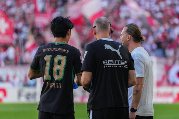 1. Bundesliga: SC Freiburg vs Borussia Mönchengladbach, 12.09.2026 ShÅ«to Machino (Borussia Mönchengladbach, 18) bei Eugen PolaÅ ski (Borussia Mönchengladbach, Trainer) 1. Bundesliga: SC Freiburg vs Borussia Mönchengladbach, Europa-Park-Stadion, 12.09.2026 DFB DFL REGULATIONS PROHIBIT ANY USE OF PHOTOGRAPHS AS IMAGE SEQUENCES AND OR QUASI-VIDEO. *** 1 Bundesliga SC Freiburg vs. Borussia Mönchengladbach, September 12, 2026 Shuto Machino, Borussia Mönchengladbach, 18, with Eugen Polanski, Borussia Mönchengladbach, Coach 1 Bundesliga SC Freiburg vs. Borussia Mönchengladbach, Europa-Park Stadium, September 12, 2026 DFB and DFL regulations prohibit any use of photographs as image sequences and or quasi-video. Copyright: xBEAUTIFULxSPORTS Boscox