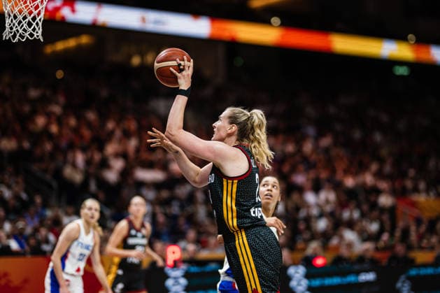FIBA Women’s Basketball World Cup 2026: France vs. Germany, September 12, 2026; Marie Gülich (Germany), 21; Basketball; FIBA Women’s Basketball World Cup 2026; Final Phase, Semifinal: France vs. Germany on September 12, 2026, at the Uber Arena, Berlin Copyright: xBEAUTIFULxSPORTS Tonhäuserx