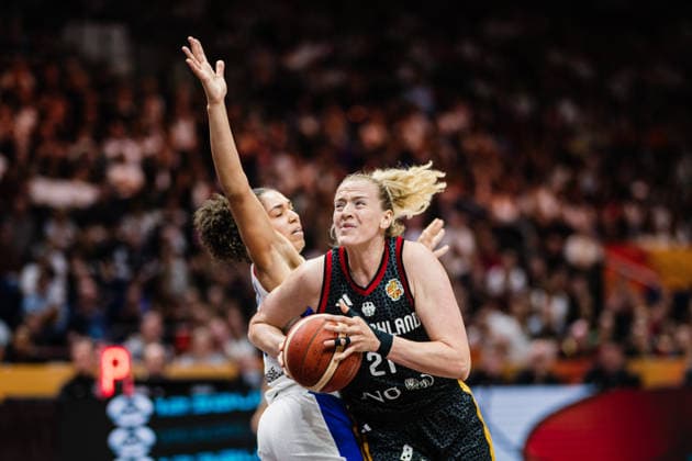 FIBA Women’s Basketball World Cup 2026: France vs. Germany, September 12, 2026; Marie Gülich, Germany, 21; Basketball; FIBA Women’s Basketball World Cup 2026; Final Phase, Semifinal: France vs. Germany on September 12, 2026, at the Uber Arena, Berlin Copyright: xBEAUTIFULxSPORTS Tonhäuserx