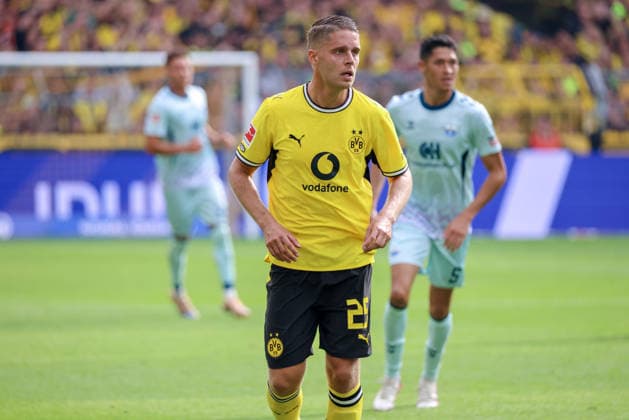 Dortmund, Deutschland: 12.09.2026 - 1. Bundesliga 2026 27 - 3. Spieltag - Borussia Dortmund vs. SC Paderborn Im Bild: Joey Veerman (BVB) (DFL DFB REGULATIONS PROHIBIT ANY USE OF PHOTOGRAPHS as IMAGE SEQUENCES and or QUASI-VIDEO) *** *** Dortmund, Germany September 12, 2026 2026 Bundesliga Matchday 3 Borussia Dortmund vs. SC Paderborn Pictured: Joey Veerman BVB DFL DFB REGULATIONS PROHIBIT ANY USE OF PHOTOGRAPHS AS IMAGE SEQUENCES AND OR QUASI-VIDEO *** Copyright: HMBxMedia MadeleinexFantini