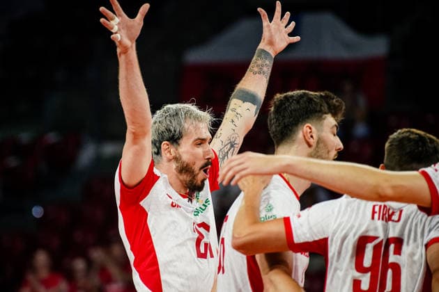 Volleyball - CEV EuroVolley 2026 Group B - Poland vs Israel - 09.12.2026 SOFIA, BULGARIA - September 12th: Tomasz Fornal, 21 of Poland during CEV EuroVolley 2026, Group B match between Poland vs Israel at Arena 8888 in Sofia, Bulgaria, on September 12th, 2026 in Sofia, Bulgaria. Copyright: xYulianxTodorovx