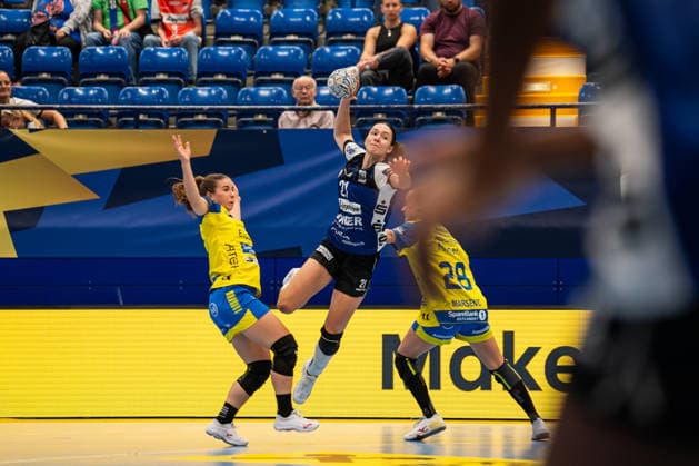 HSG Blomberg Lippe GER vs. Storhamar Handball Elite NOR, Handball, EHF Champions League Women, Group Stage, September 12, 2026, 2026–2027 Season, Lemgo: Nuria Bucher (HSG Blomberg Lippe), 21 goals scored at the Lemgo Phoenix Contact Arena, Germany