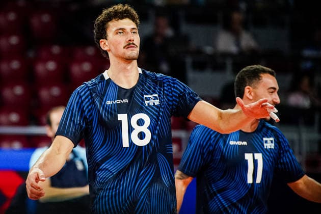 Volleyball - CEV EuroVolley 2026 Group B - Poland vs Israel - 09.12.2026 SOFIA, BULGARIA - September 12th: Shay Mayo Liberman, 18 of Israel during CEV EuroVolley 2026, Group B match between Poland vs Israel at Arena 8888 in Sofia, Bulgaria, on September 12th, 2026 in Sofia, Bulgaria. Copyright: xYulianxTodorovx
