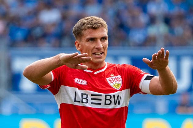 Fussball: 1. Bundesliga, 3. Spieltag, TSG Hoffenheim - VfB Stuttgart am 12.09.2026 in Sinsheim (SNP Arena), Deutschland, Saison 2026 2027: Grischa Prömel (VfB Stuttgart, 21) Sinsheim SNP Arena Deutschland *** Soccer, Bundesliga 1, Matchday 3, TSG Hoffenheim vs. VfB Stuttgart on September 12, 2026, at the Sinsheim SNP Arena, Germany, 2026–2027 season; Grischa Prömel, VfB Stuttgart, 21, Sinsheim SNP Arena, Germany Copyright: xPhilippxImhofx