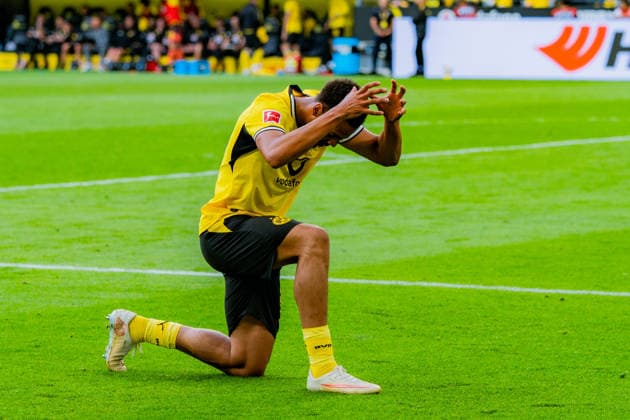 1. Bundesliga, 3. Spieltag, Borussia Dortmund vs. SC Paderborn 07 am 12.09.2026 Tor zum 2:0 durch Felix Nmecha *** Bundesliga 1, Matchday 3, Borussia Dortmund vs. SC Paderborn 07 on September 12, 2026; Felix Nmecha scores the goal to make it 2–0 Copyright: xBahhoxKarax