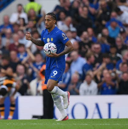 Chelsea v Hull City Premier League Chelsea s Joao Pedro celebrates scoring their second goal during the Premier League match at Stamford Bridge, London 12 09 2026 UK Newspapers OUT Copyright: xDanielxHamburyx FIL-23926-0127