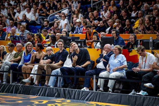 Basketball Berlin, September 12, 2026 FIBA Women’s Basketball World Cup Germany 2026 Semifinal France (FRA) Germany (GER) Pau Gasol, Sue Bird, Dirk Nowitzki, Ingo Weiss
