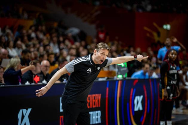 Basketball Berlin, September 12, 2026 FIBA Women’s Basketball World Cup Germany 2026 Semifinal France (FRA) vs. Germany (GER) Olaf Lange, Germany, Coach