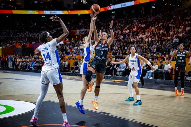 Basketball Berlin, September 12, 2026 FIBA Women’s Basketball World Cup Germany 2026 Semifinal France (FRA) vs. Germany (GER) Alexandra Wilke, Germany, No. 03