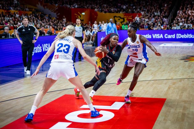 Basketball Berlin, September 12, 2026 FIBA Women’s Basketball World Cup Germany 2026 Semifinal France (FRA) vs. Germany (GER) Alexis Peterson Smalls (Germany), No. 01 Peterson