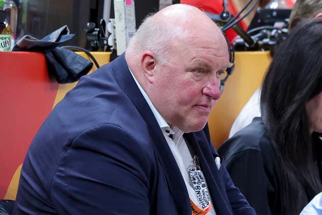 Ingo Weiss, president of the German Basketball Federation, looks dejected during the FIBA Women s Basketball World Cup Germany 2026 semifinal match between France and Germany at the Berlin Arena on September 12, 2026, in Berlin, Germany. Photo by Marco Steinbrenner, DeFodi Images