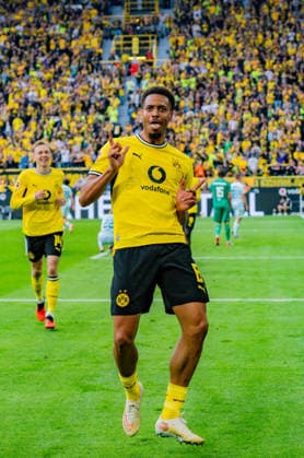 1. Bundesliga, 3. Spieltag, Borussia Dortmund vs. SC Paderborn 07 am 12.09.2026 Tor zum 2:0 durch Felix Nmecha *** Bundesliga 1, Matchday 3, Borussia Dortmund vs. SC Paderborn 07 on September 12, 2026. Goal to make it 2–0 by Felix Nmecha Copyright: xBahhoxKarax