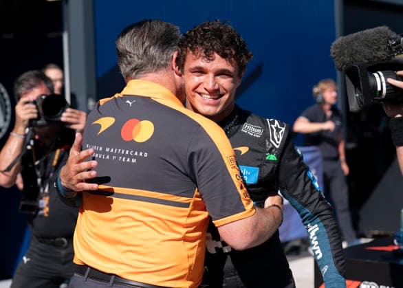 Formula 1, Spanish Grand Prix in Madrid, Lando Norris on pole position