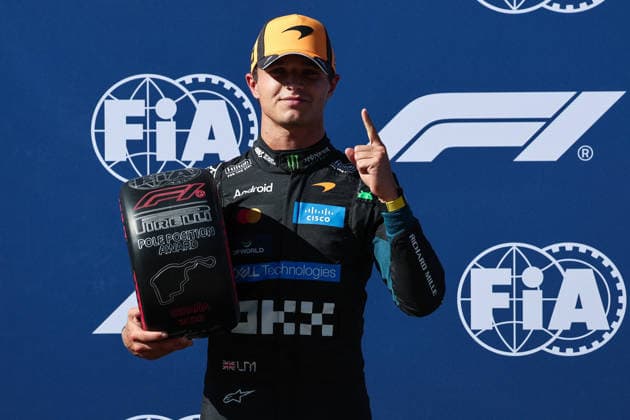 Lando Norris of Great Britain and McLaren , Qualifying, F1 Grand Prix of Spain, am 12. September 2026 in Madrid, Spain. (Foto von Diogo Cardoso DeFodi Images) Lando Norris of Great Britain and McLaren , Qualifying, F1 Grand Prix of Spain, Madring on September 12, 2026 in Madrid, Spain. (Photo by Diogo Cardoso DeFodi Images) - *** Lando Norris of Great Britain and McLaren, Qualifying, F1 Grand Prix of Spain, on September 12, 2026, in Madrid, Spain. Photo by Diogo Cardoso, DeFodi Images. Lando Norris of Great Britain and McLaren, Qualifying, F1 Spanish Grand Prix, Madrid, on September 12, 2026, in Madrid, Spain. Photo by Diogo Cardoso DeFodi Images