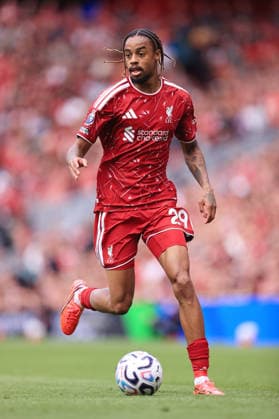 Football - Premier League - Liverpool v Fulham 12th September 2026 - Premier League - Liverpool v Fulham - Bradley Barcola of Liverpool - Photo: Simon Stacpoole Offside. Liverpool UK *** Fußball: Premier League – Liverpool gegen Fulham, 12. September 2026; Premier League – Liverpool gegen Fulham; Bradley Barcola von Liverpool; Foto: Simon Stacpoole; Abseits; Liverpool; Großbritannien  Copyright: xSimonxStacpoolexOffside