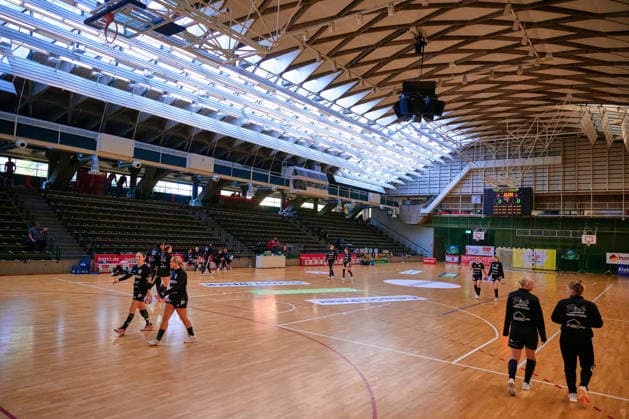 Charlottenburg Sports Hall, Scene from the game, GER, Women s Handball Bundesliga 2, Fuechse Berlin vs. Rostocker HC Rostock Dolphins, 2026–27 season, Matchday 3, September 12, 2026, GER, Women’s 2nd Handball Bundesliga, Fuechse Berlin vs. Rostocker HC Rostock Dolphins, 2026–27 Season, Matchday 3, September 12, 2026, Berlin Copyright: xClaudiusxRauch,xEibner-Pressefotox xClaudiusxRauchx EP_CRH