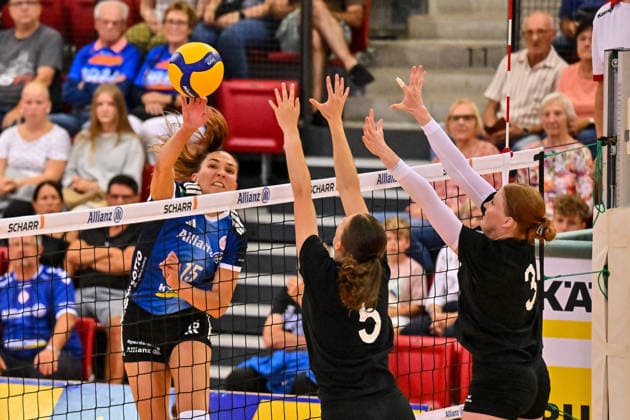 Volleyball, Women’s, Friendly match, Allianz MTV Stuttgart v VC Kanti Schaffhausen