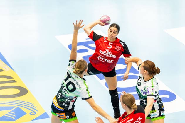 September 12, 2026, GER, Handball, Women, 2026–2027 Season, Alsco 1 Bl, Matchday 3, Thüringer HC vs. Frisch Auf Göppingen, Luca Csikos, Thüringer HC, 5 99947 Bad Langensalza, Salza Halle, Mehrz Sports Hall, Thuringia, Germany