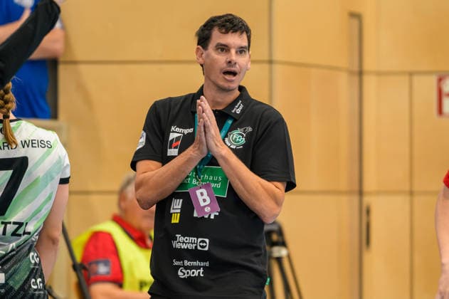 Nico Kiener, Frisch Auf Göppingen, Coach, GER, Thuringer HC vs. FRISCH AUF Göppingen, Handball, Alsco Women’s Handball Bundesliga, 2026–2027 Season, Matchday 3, Saturday, 6:00 p.m., September 12, 2026, GER, Thuringer HC vs. FRISCH AUF Göppingen, Handball, Alsco Women’s Handball Bundesliga, 2026–2027 season, Matchday 3, Saturday, 6:00 PM, September 12, 2026, Bad Langensalza Copyright: xMartinxHerbstx