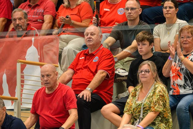 Helmut Peter, main sponsor, shareholder, and co-director of the women’s handball club Thüringer HC (THC) GER; Thüringer HC vs. FRISCH AUF Göppingen; Handball; Alsco Women’s Handball Bundesliga; 2026–2027 season; Matchday 3, Saturday, 6:00 p.m., September 12, 2026, Thuringer HC vs. FRISCH AUF Göppingen, Handball, Alsco Women’s Handball Bundesliga, 2026–2027 season, Matchday 3, Saturday, 6:00 p.m., September 12, 2026, Bad Langensalza Copyright: xMartinxHerbstx