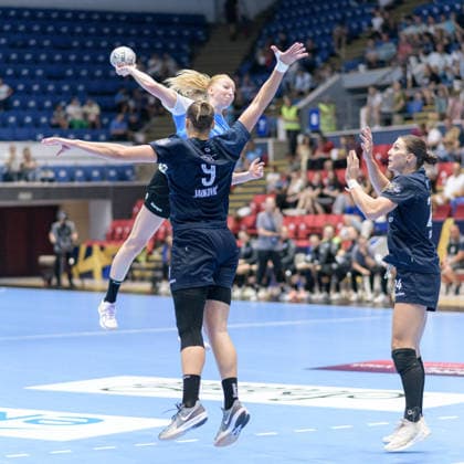 CSM BucureÈ™ti Vs OTP Group Buducnost - EHF Champions League Women 2026 27 Round 2 Axner, CSM Bucuresti plays against OTP Group Buducnost during the EHF Champions League Women match at Sala Polivalenta in Bucharest, Romania, on September 12, 2026. Bucuresti Romania  Copyright: xStefanxPanaitescux originalFilename:panaitescu-notitle260912_np8VI.jpg