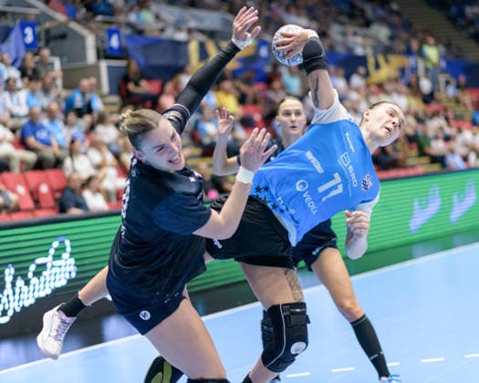 CSM BucureÈ™ti Vs OTP Group Buducnost - EHF Champions League Women 2026 27 Round 2 Dmitrieva of CSM Bucuresti plays against OTP Group Buducnost during the EHF Champions League Women match at Sala Polivalenta in Bucharest, Romania, on September 12, 2026. Bucuresti Romania  Copyright: xStefanxPanaitescux originalFilename:panaitescu-notitle260912_npyrp.jpg