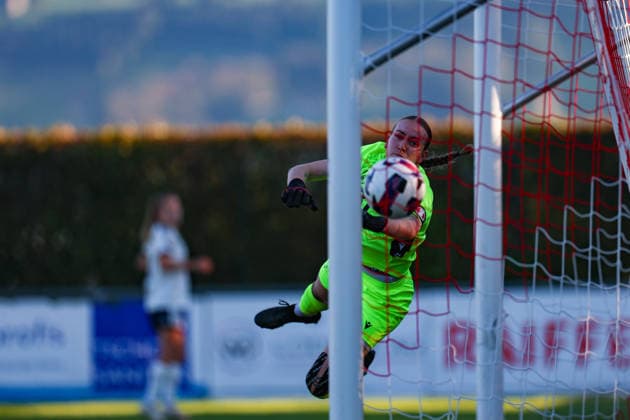 September 12, 2026, Soccer, AXA Women’s Super League 2026–27, Matchday 6, FC Rapperswil Jona vs. Servette FC Chênois F’minin, Grünfeld Stadium, Jona, Switzerland 1–1 for Servette by Asun Martinez 8, Servette FC Chênois F minin Photo by Urs Ottiger