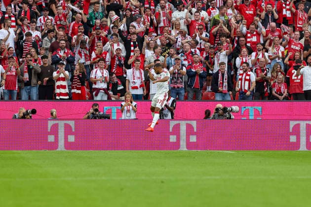 12.09.2026, GER, Fussball, Herren, Bundesliga , Saison 2026 2027, 1. FC Köln - SV Werder bremen Linton Maina (Köln) Torjubel, jubelt nach seinem Treffer zum 1:0 Köln RheinEnergieSTADION Nordrhein-Westfalen Deutschland *** September 12, 2026, Germany, Soccer, Men s, Bundesliga, 2026–2027 Season, 1. FC Köln vs. SV Werder Bremen; Linton Maina celebrates his goal, making the score 1–0; Köln, RheinEnergieSTADION, North Rhine-Westphalia, Germany Copyright: xAdrianxSchlüterx