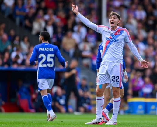 Crystal Palace v Ipswich Town Premier League Jörgen Strand Larsen of Crystal Palace reacts in frustration to his team conceding a goal during the Premier League match at Selhurst Park, London 12 09 2026 UK Newspapers OUT Copyright: xGraemexWilcocksonx FIL-23935-0132
