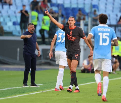 September 12, 2026, Roma, Lazio, ITALIA: Adrien Rabiot of AC Milan During the football match on September 12, 2026Ã¢â‚¬part of the 2026 27 Italian Serie A seasonÃ¢â‚¬played at the Stadio Olimpico in Rome between SS Lazio and FC Milan. Serie A Football Match Ã¢â‚¬ 2026 27 Season: Lazio Vs. Milan  - ZUMAs236 20260912_aap_s236_041 Copyright: xFabioxSassox