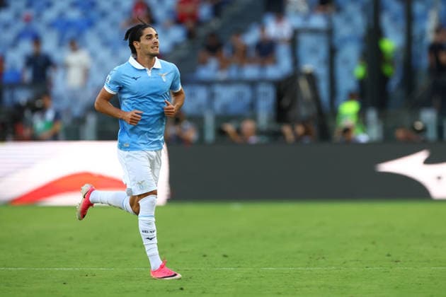 September 12, 2026, Rome, Lazio, Italy: Matteo Cancellieri of Lazio celebrates after scoring their first gol during Serie A soccer match SS Lazio - AC Milan at Stadio Olimpico on September 12 2026 in Rome , Italy. Rome Italy - ZUMAl131 20260912_zsp_l131_038 Copyright: xCiroxDexLucax