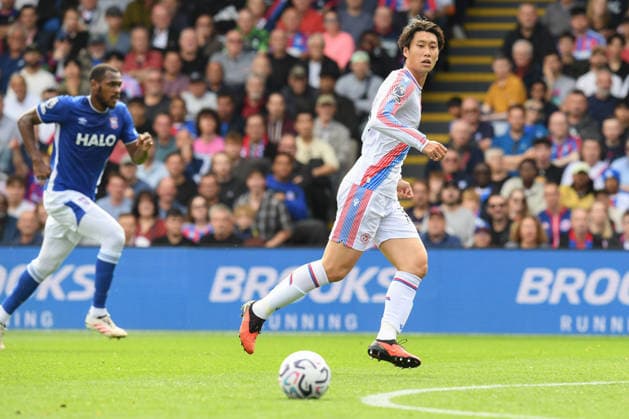 Crystal Palace v Ipswich Town, Premier League Daichi Kamada of Crystal Palace in action during the Premier League match between Crystal Palace and Ipswich Town at Selhurst Park, London, UK on 12 September 2026. London Selhurst Park Greater London UK Editorial use only DataCo restrictions apply See www.football-dataco.com , Copyright: xJeffxMoodx PSI-24873-0046